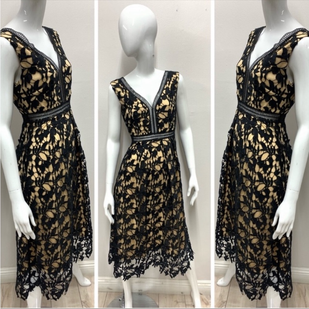 Midi Dress Romeo & Juliet Couture Crochet M